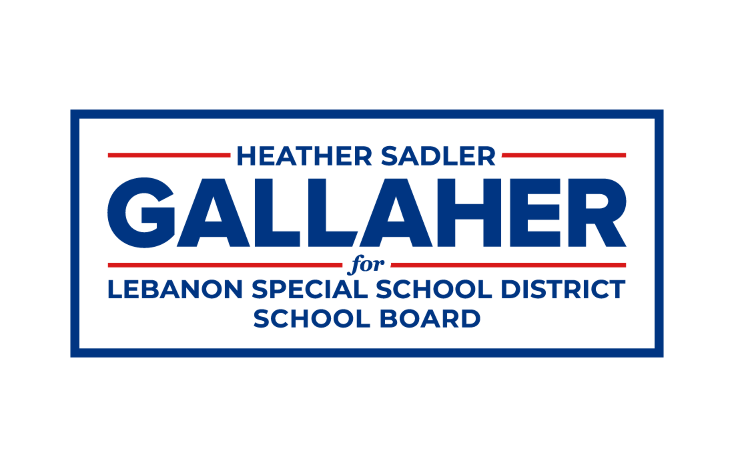 Heather Sadler Gallaher for Lebanon Special School District School Board
