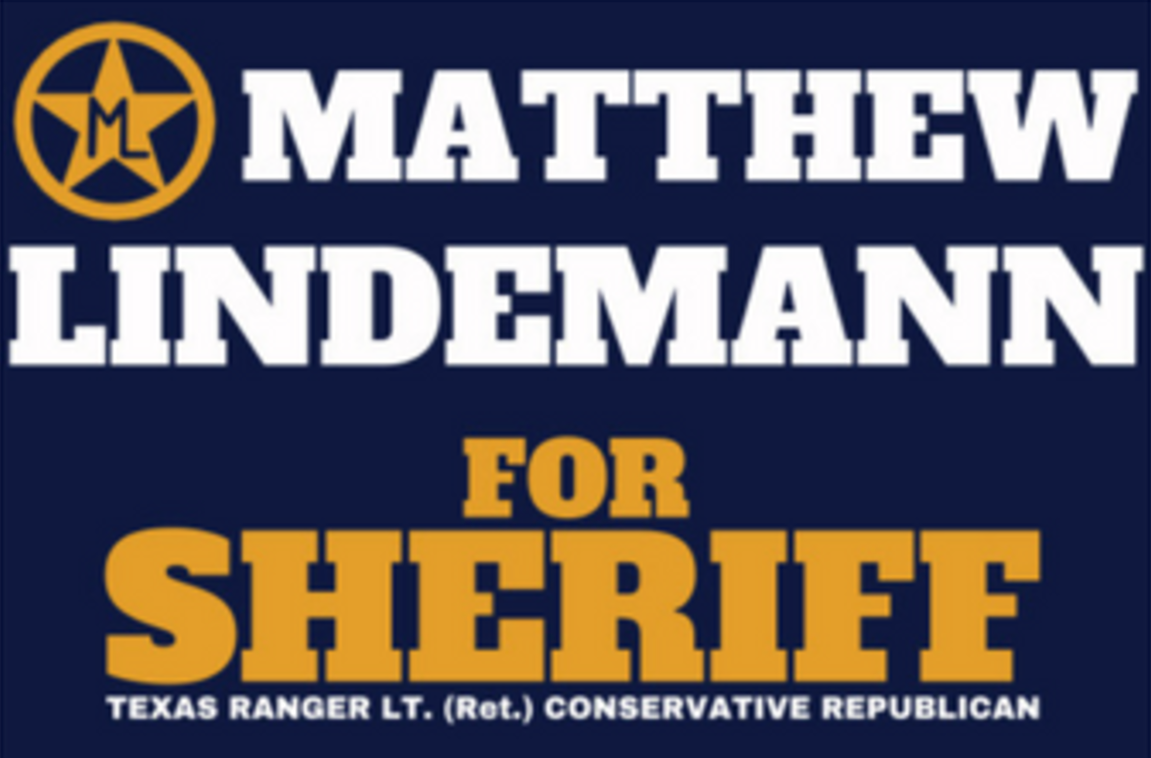 Matthew Lindemann for Sheriff