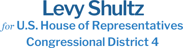 Levy  Shultz U.S. House of Representatives<br>Congressional District 4
