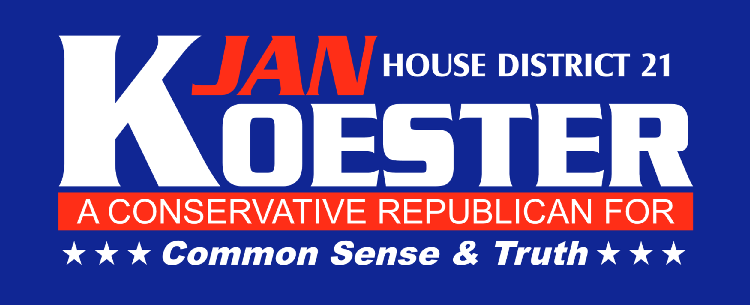 Jan Koester House District 21 - A Conservative Republican for Common Sense & Truth