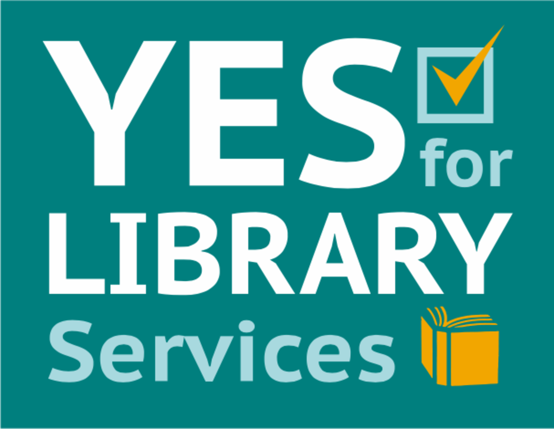 Vote YES for Library Services