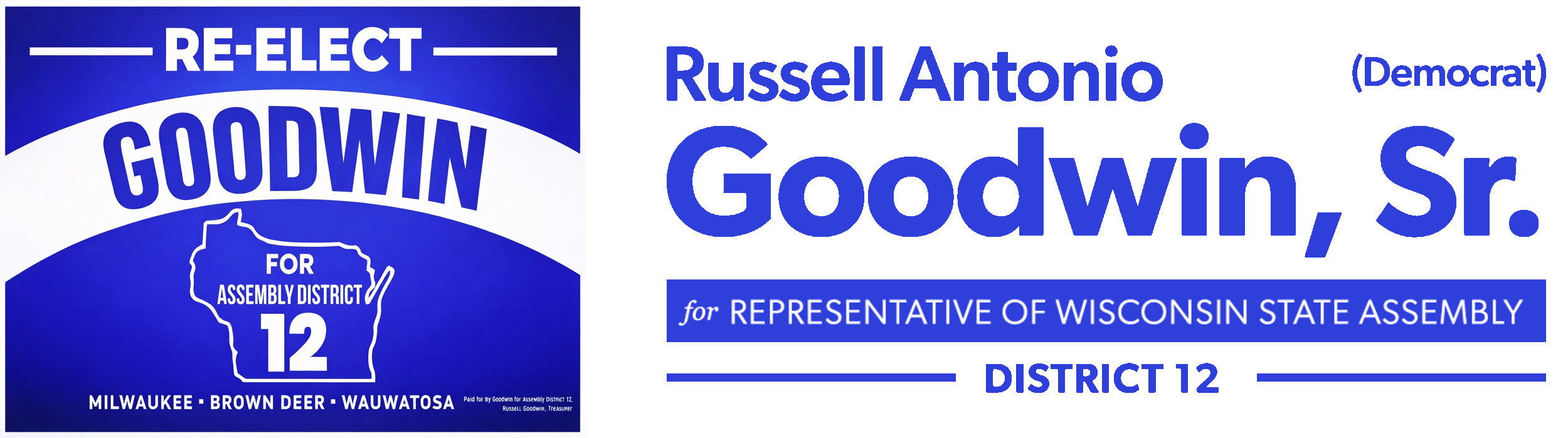 RE-ELECT GOODWIN For Assembly District 12 (Wisconsin)