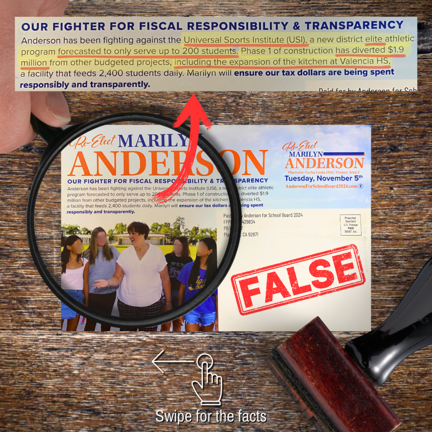 Marilyn Anderson spreads APLE Union's lies