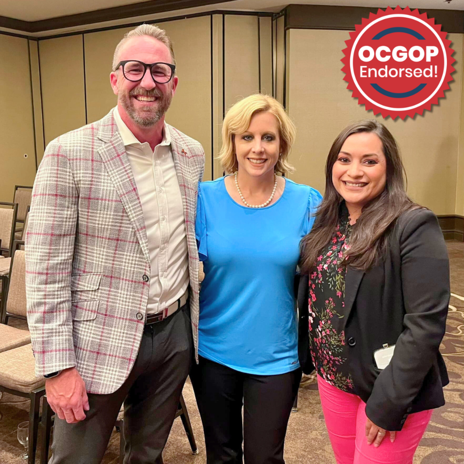 (From left to right) Ryan, James Miller, Leandra Blades, Maria “Lupita” Stubbs, one, the orange county republican parties endorsement. Maria “Lupita” Stubbs won the endorsement over Placentia Yorba, Linda school board trustee, Area 2, Maryland 