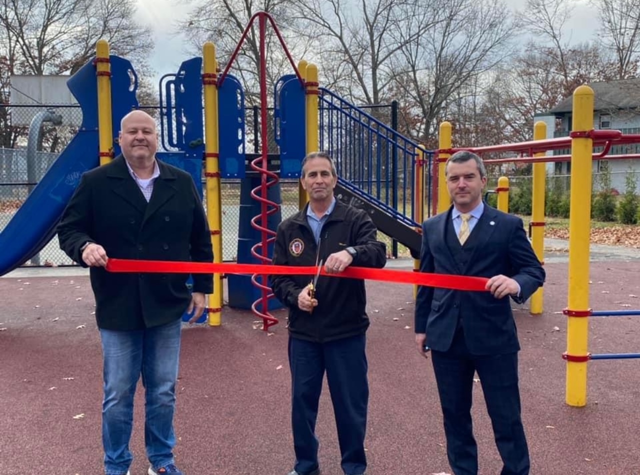 Playground Ribbon Cutting