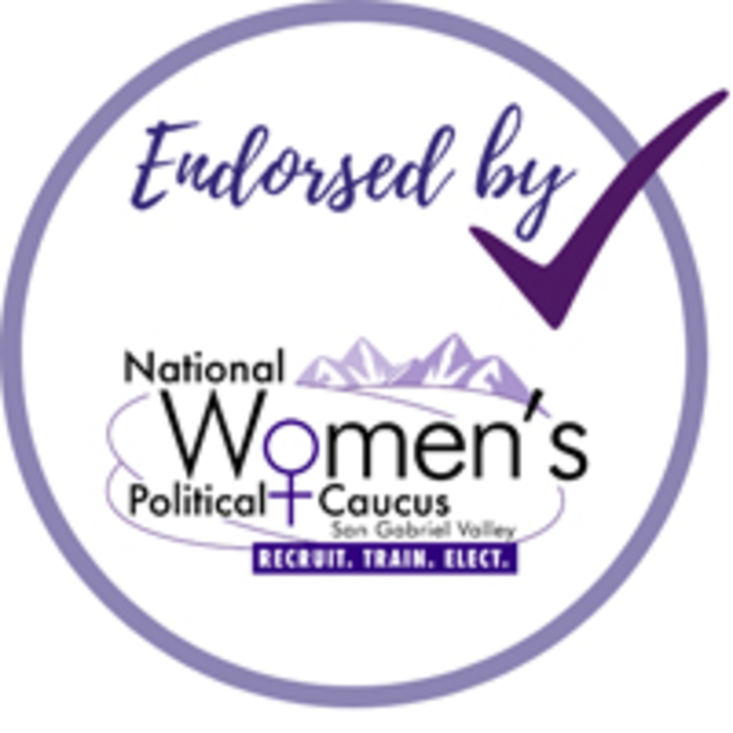 National Women's Political Caucus of San Gabriel Valley logo