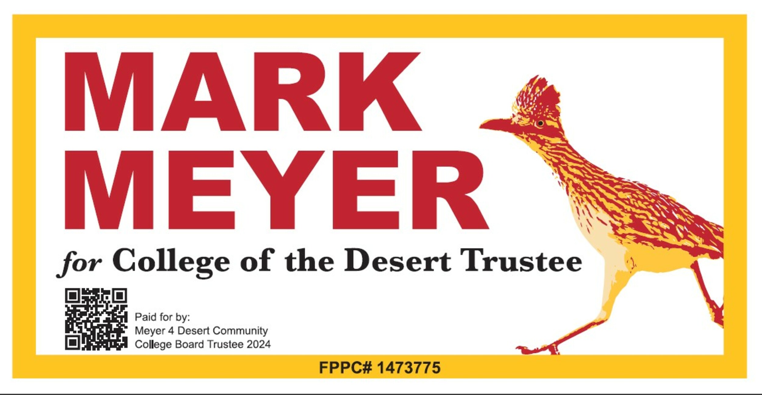 Mark Meyer for College of the Desert Trustee