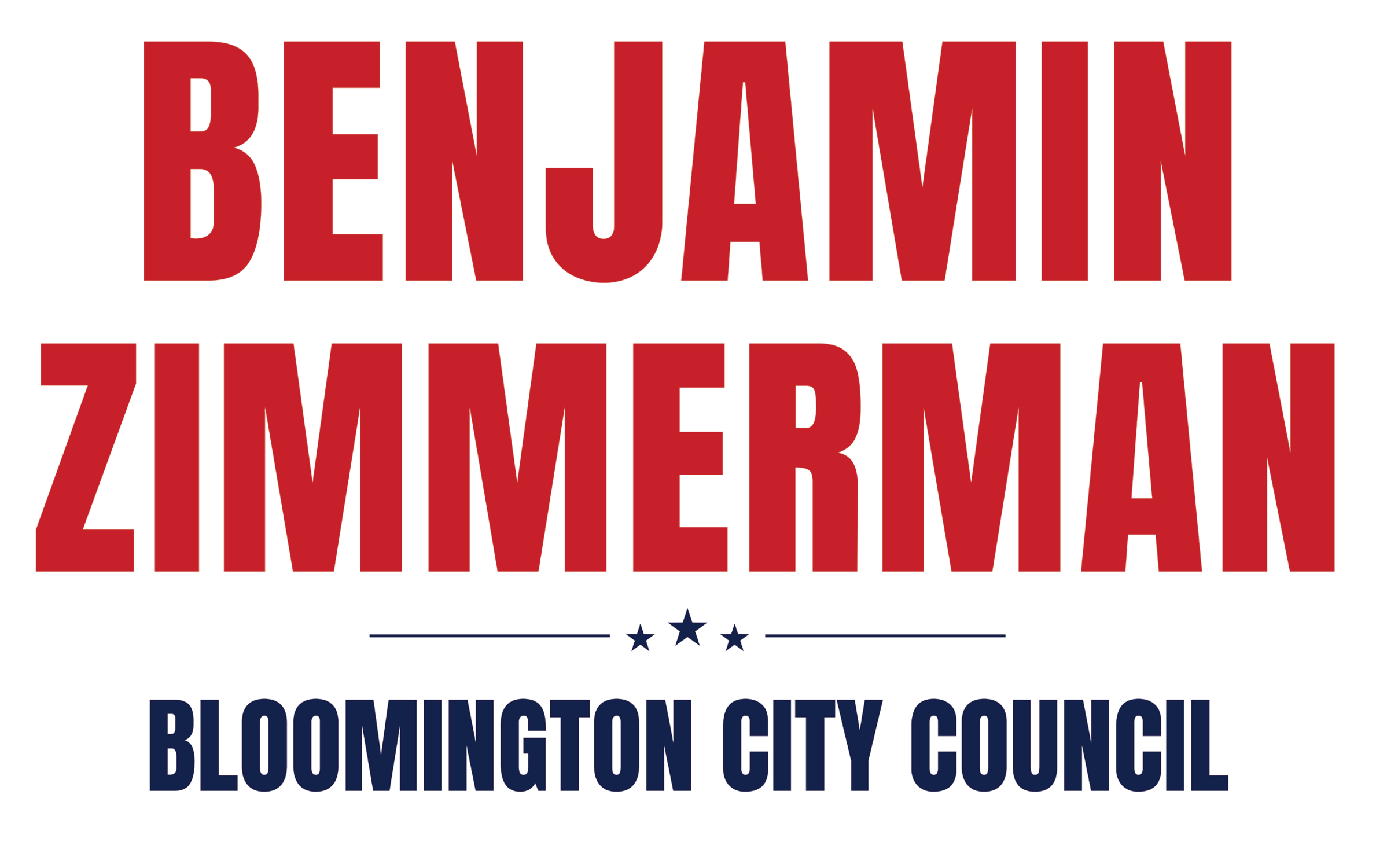 Benjamin Zimmerman for Bloomington City Council