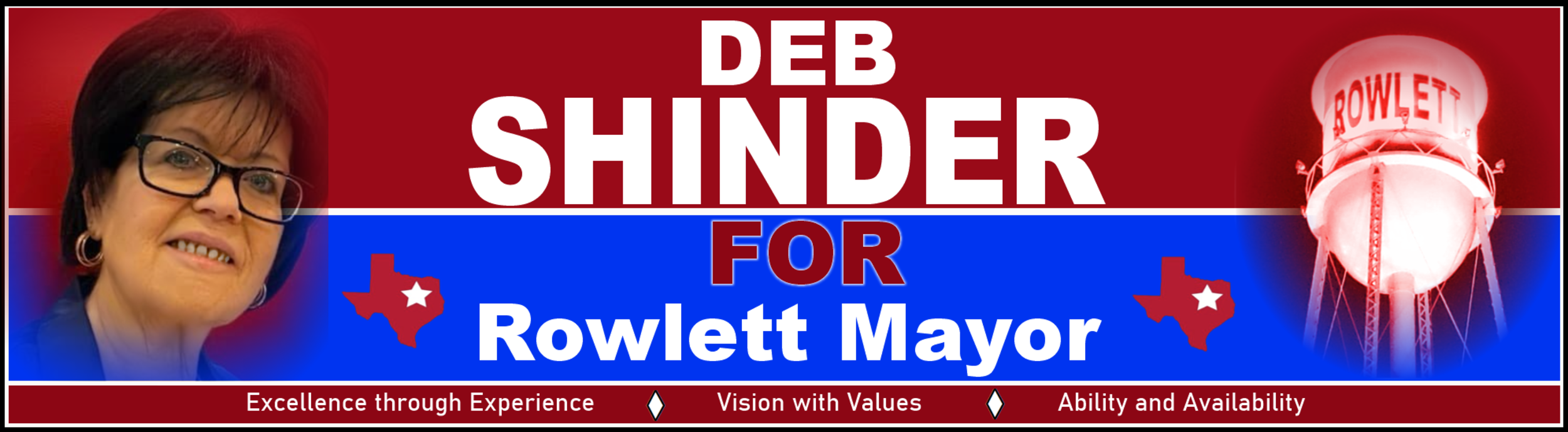 Deb Shinder for Rowlett Mayor - State of Texas