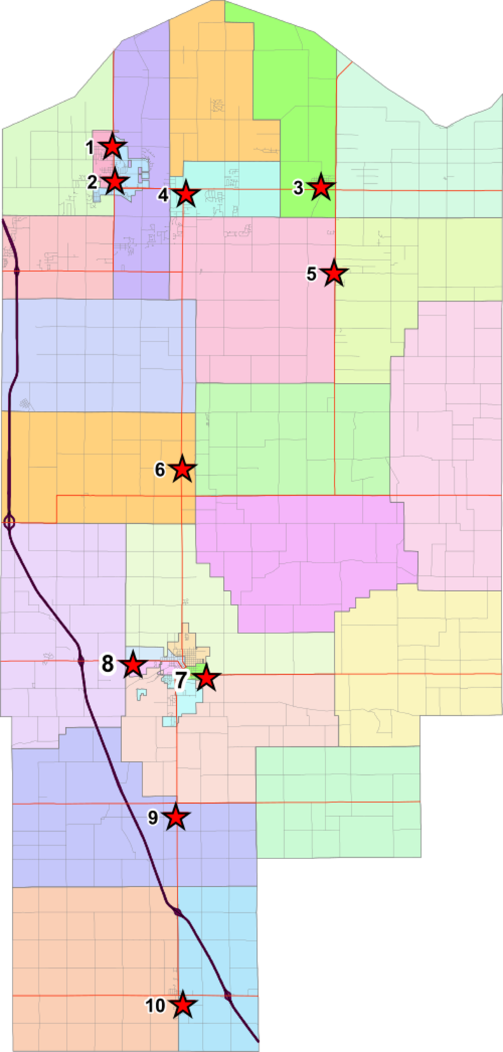 Voting Centers Map