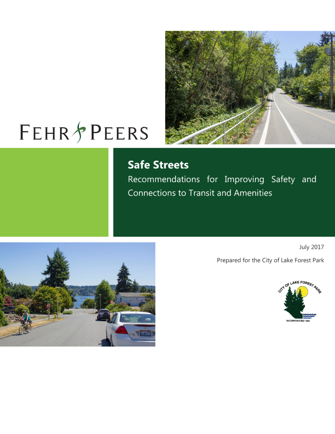 Safe Streets Study Cover Page