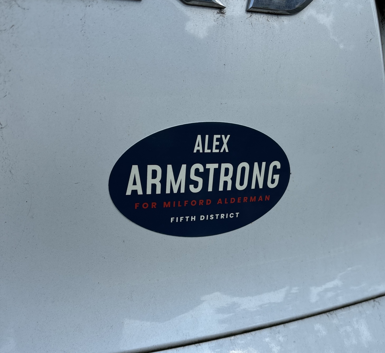 alex armstrong bumper sticker