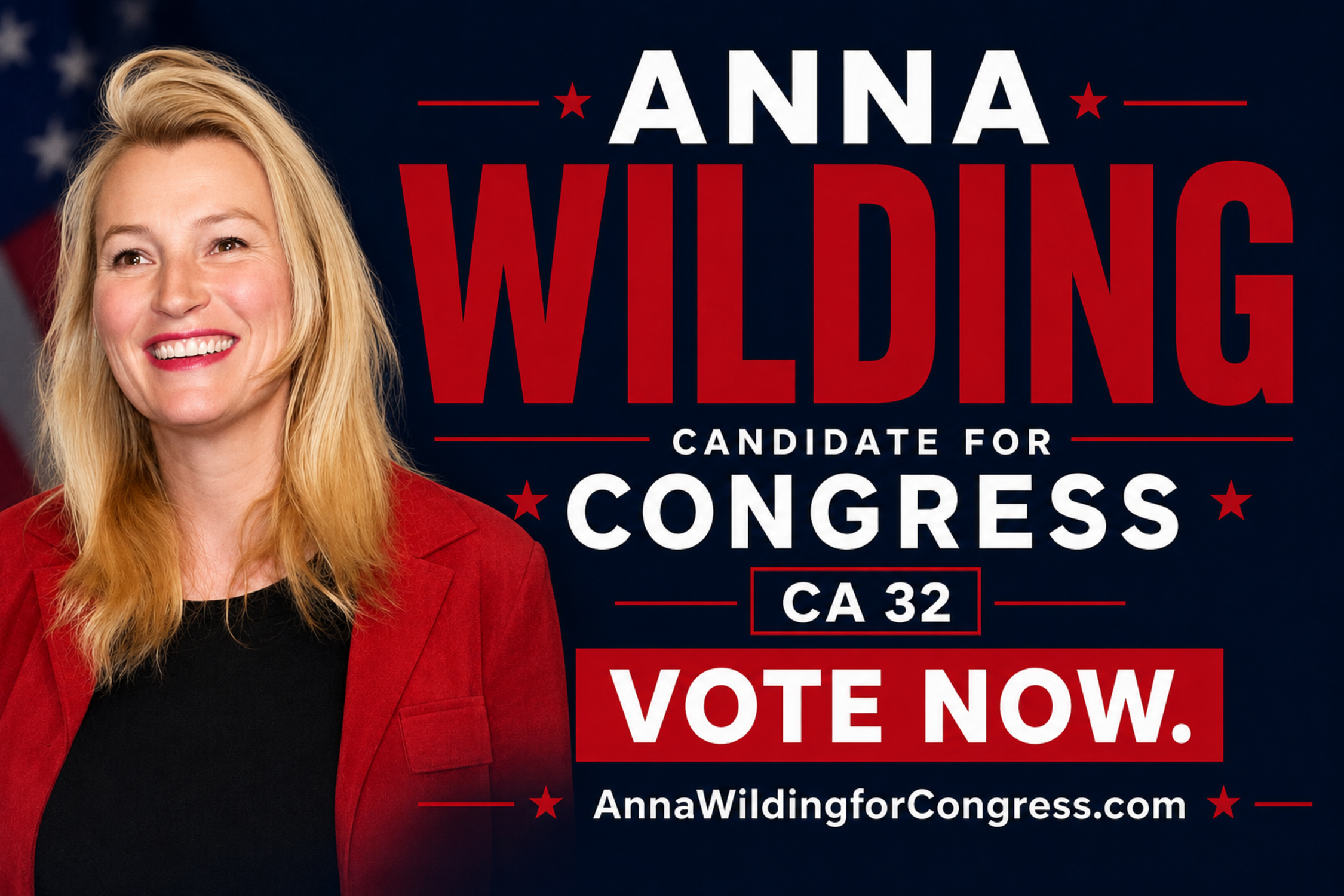 Anna Wilding for Congress 32nd District Los Angeles, Malibu, San Fernando Valley and Simi Valley California