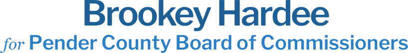 Brookey Hardee Pender County Board of Commissioners