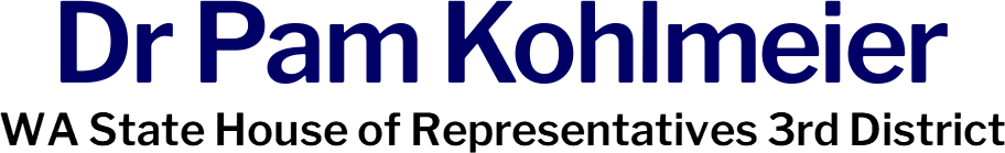 Dr Pam Kohlmeier WA State House of Representatives 3rd District