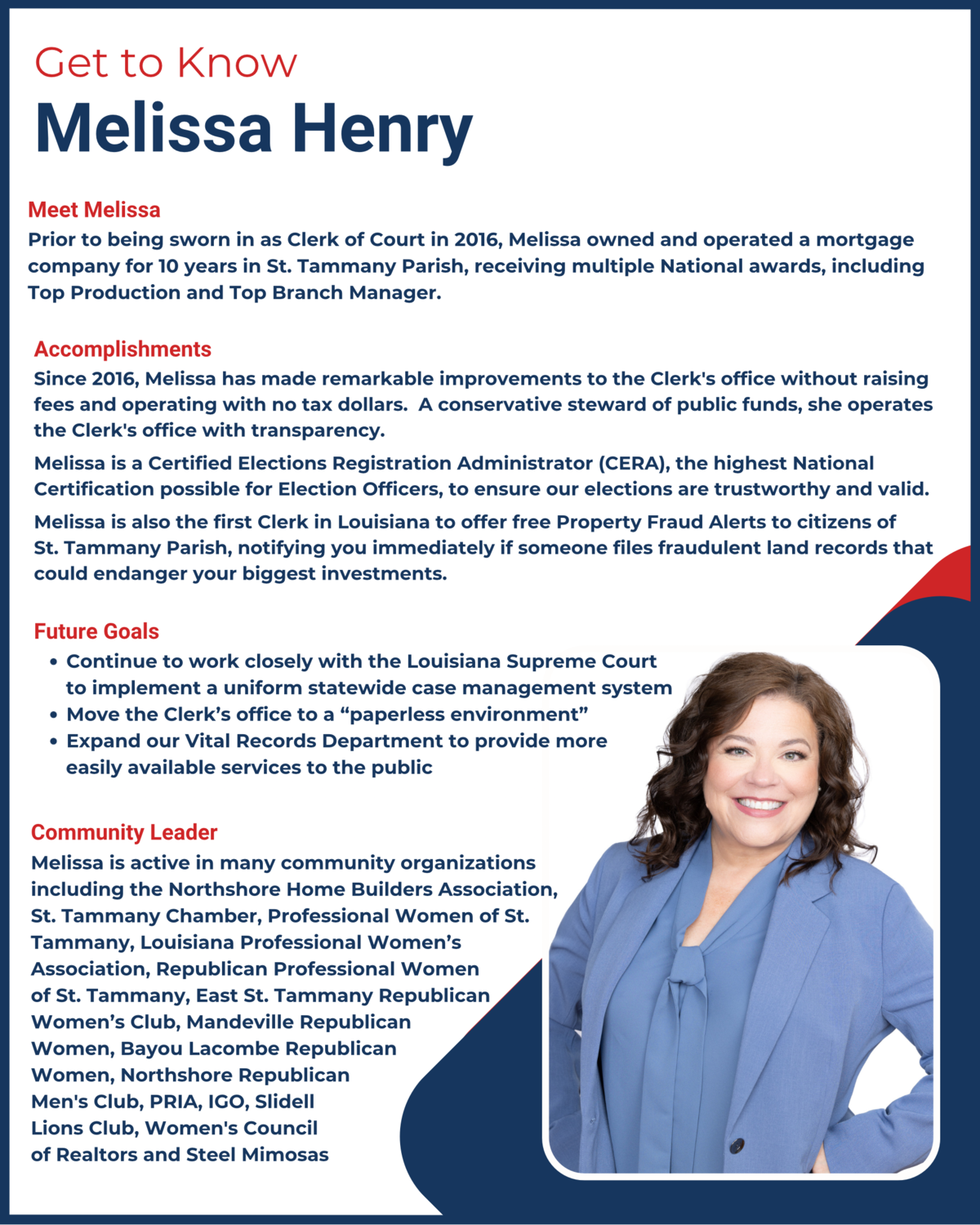 Melissa R. Henry - St. Tammany Parish Clerk of Court