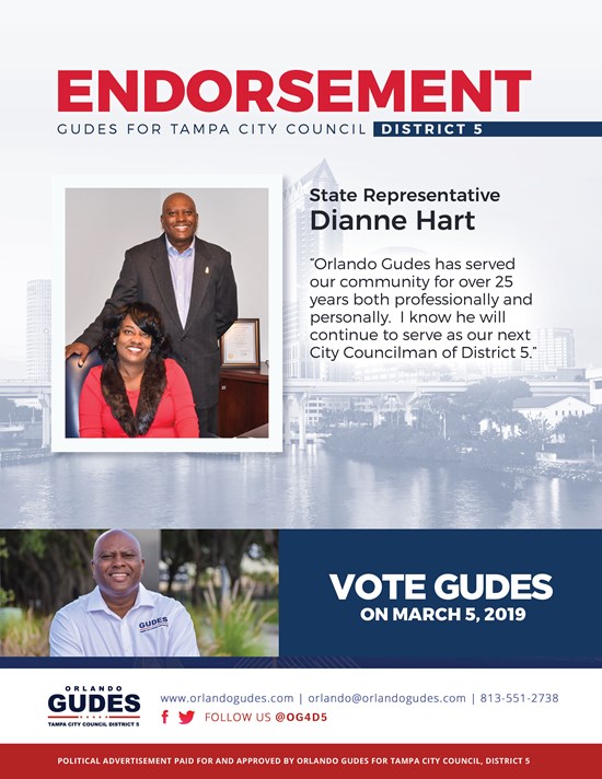 Orlando Gudes Endorsements